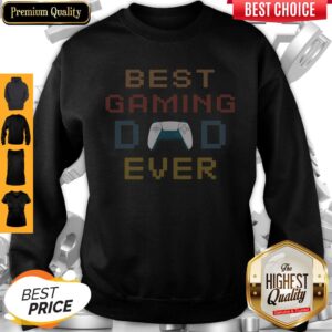 Alternative view of Premium Best Gaming Dad Ever Shirt