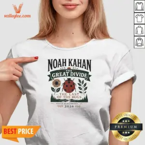 Alternative view of Top Noah Kahan The Great Divide The Last Of The Bugs South Burlington 2026 Shirt