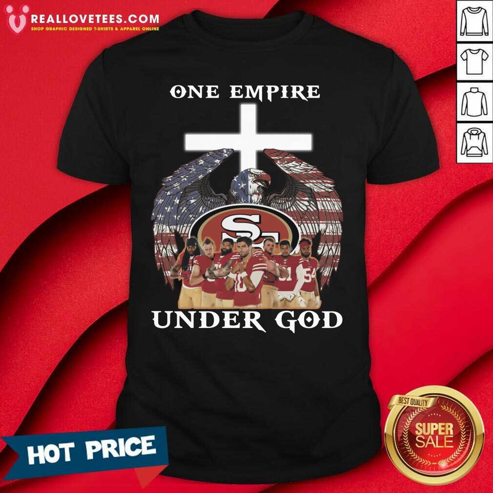 Great One Empire Under God San Feancisco American Flag Eagle Shirt