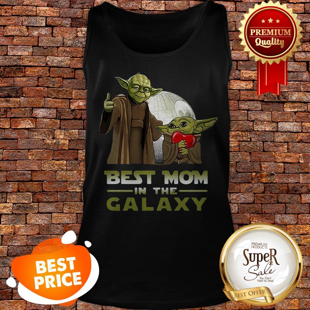 Nice Master Yoda And Baby Yoda Best Mom In The Galaxy Star Wars Shirt - Image 3