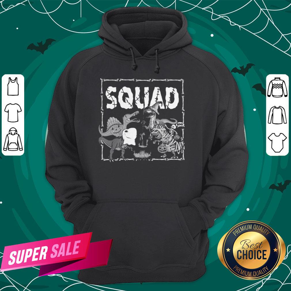 Happy Halloween Dinosaur Witch Squad Shirt - Image 5