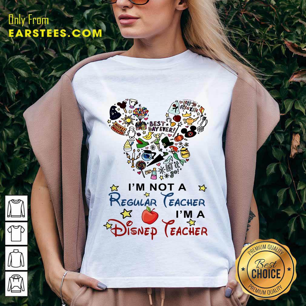 Nice I'm A Disney Teacher Shirt - Image 5