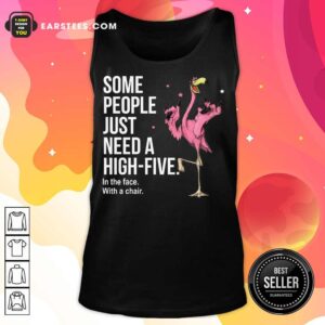 Alternative view of Nice Just Need A High Five Flamingo Shirt