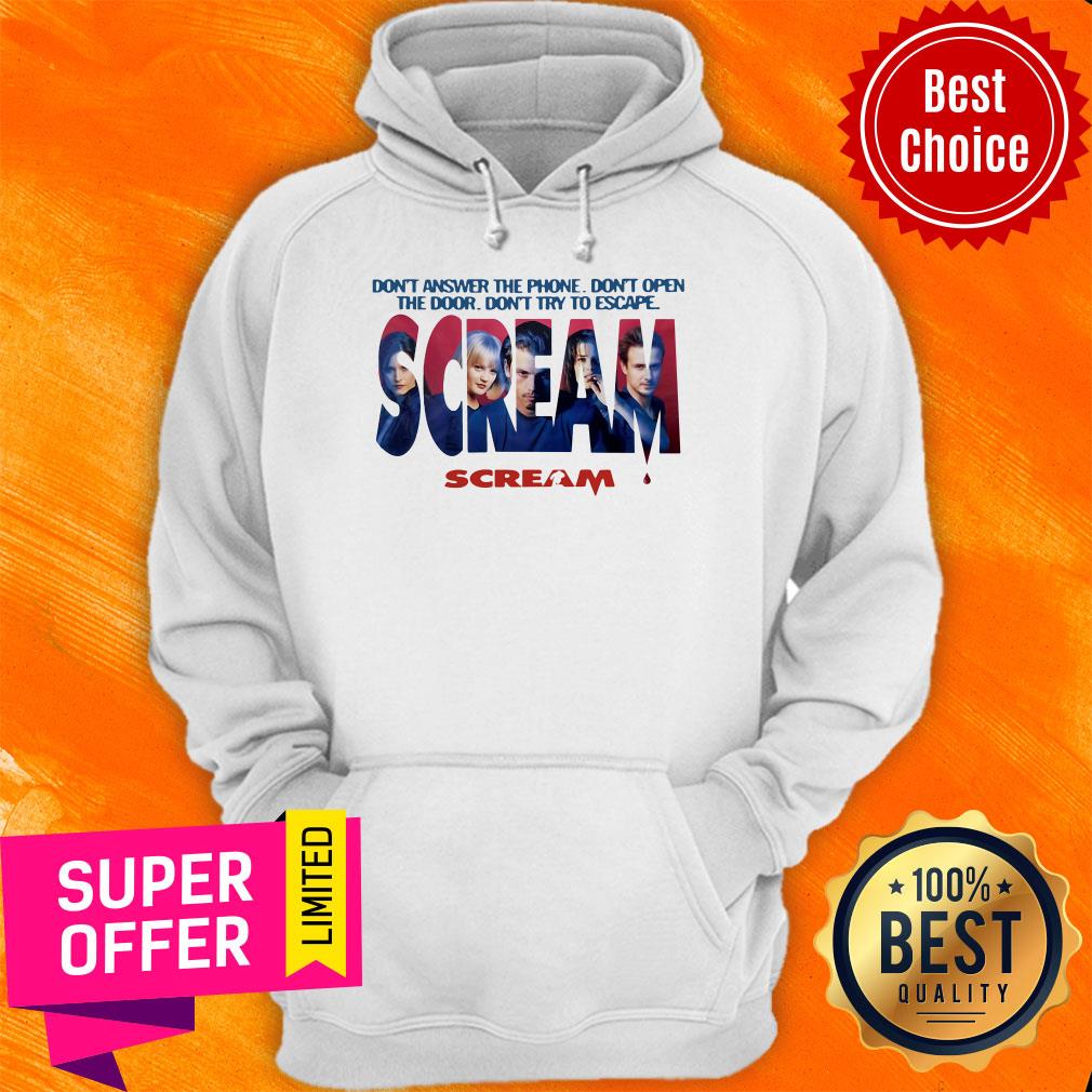 Premium Don’t Answer The Phone Don’t Open The Door Scream Shirt - Image 3