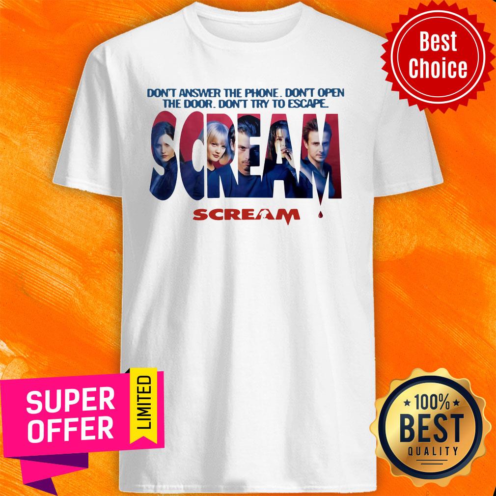 Premium Don’t Answer The Phone Don’t Open The Door Scream Shirt