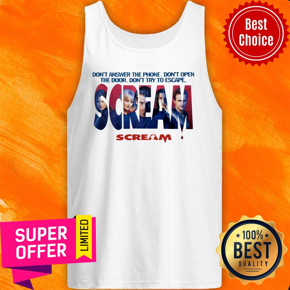 Premium Don’t Answer The Phone Don’t Open The Door Scream Shirt - Image 5