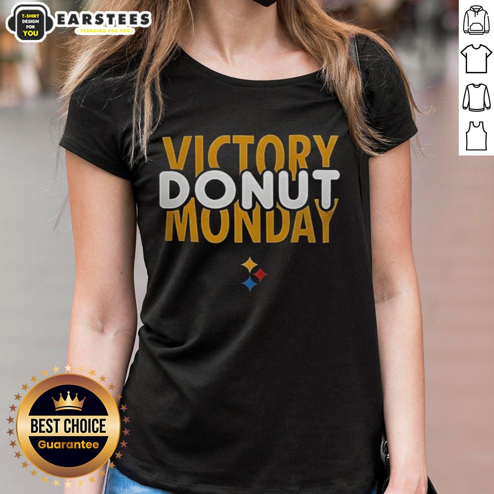 Hot Pittsburgh Steelers Football Victory Donut Monday T-Shirt - Image 3