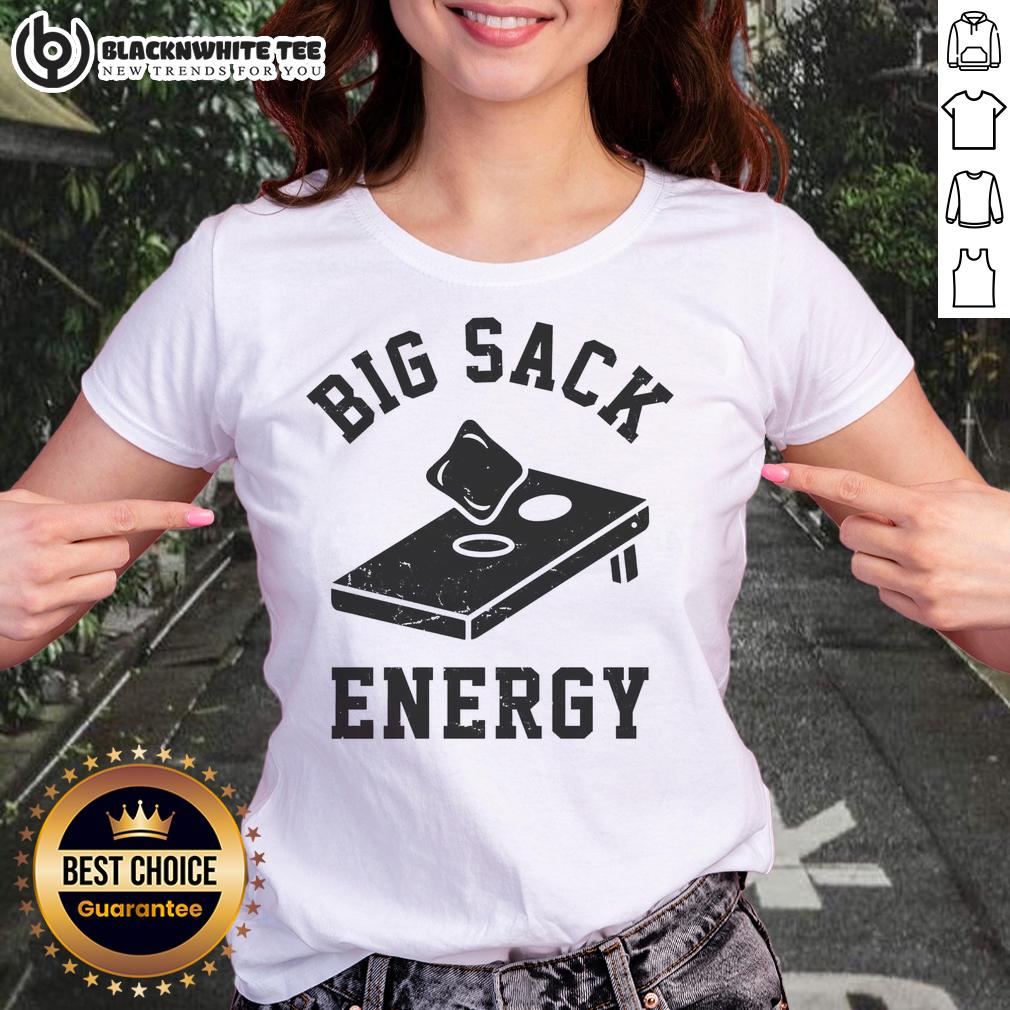 Premium Big Sack Energy Cornhole T-Shirt - Image 3