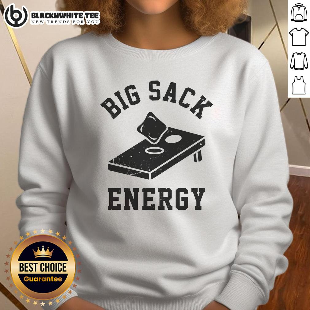 Premium Big Sack Energy Cornhole T-Shirt - Image 5