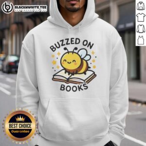 Alternative view of Cute Bee Buzzed On Books T-Shirt