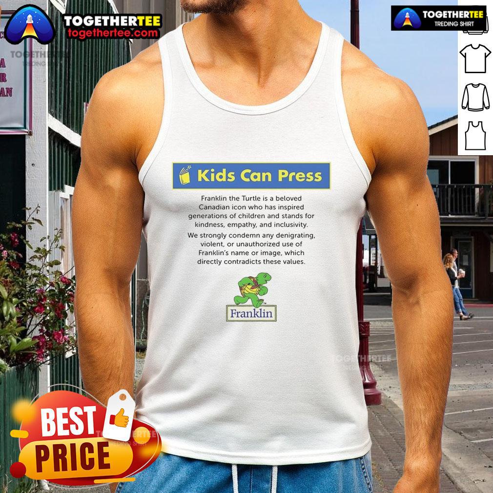 Funny Kids Can Press Turtle Franklin T-Shirt - Image 4