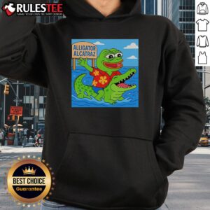 Alternative view of Cute Pepe The Frog Alligator Alcatraz T-Shirt