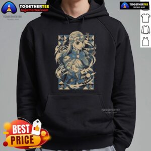 Alternative view of Premium The Legend of Zelda Princess Zelda Link Playing Ocarina Anime T-Shirt