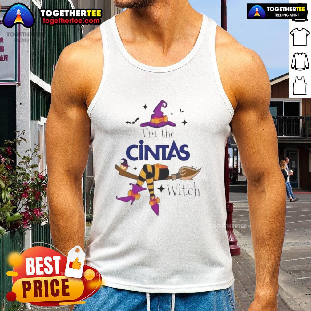 Top I'm The Cintas Witch Halloween T-Shirt - Image 4