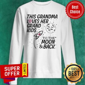 Alternative view of Awesome This Grandma Loves Her Grand Kids To The Moon And Back Shirt