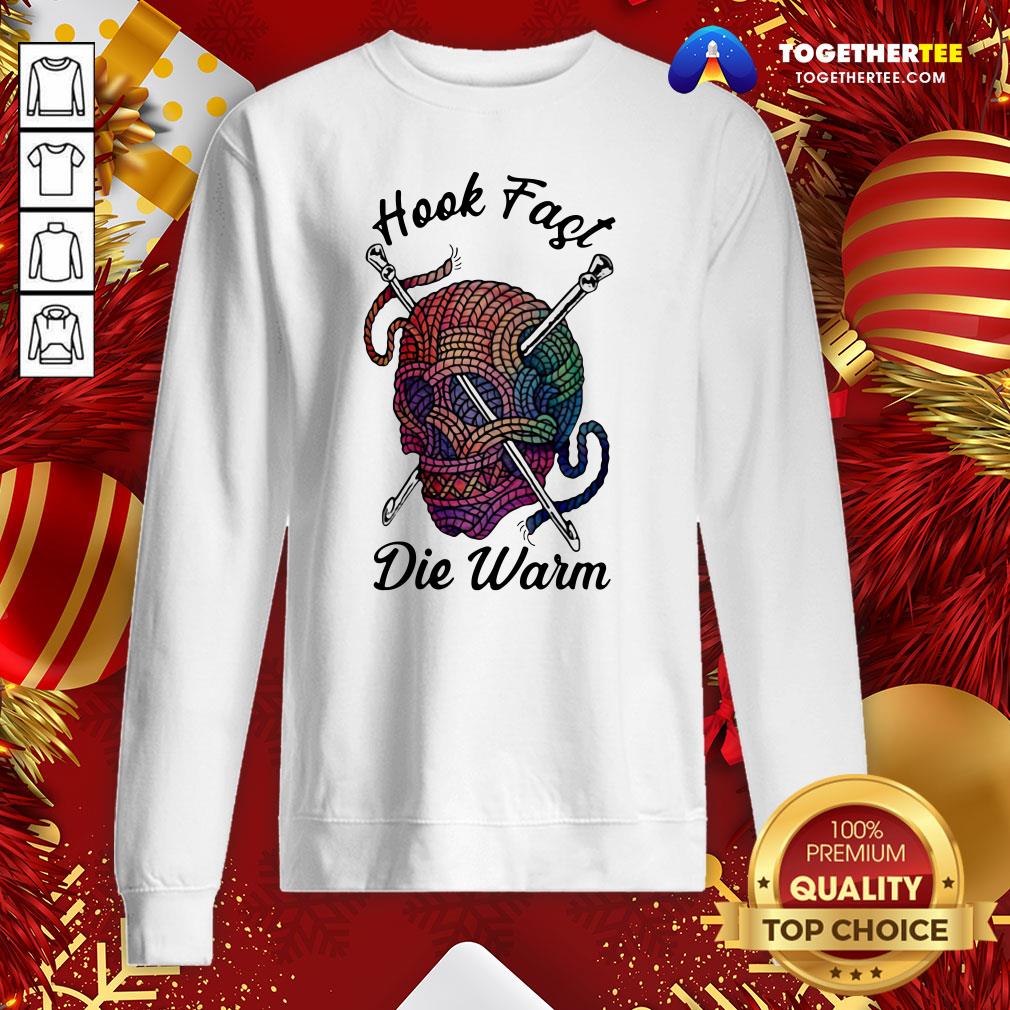 Awesome Skull Hook Fast Die Warm Crochet Shirt - Image 4