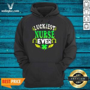 Alternative view of Happy Luckiest Nurse Ever St Patricks Day Nurse Shirt