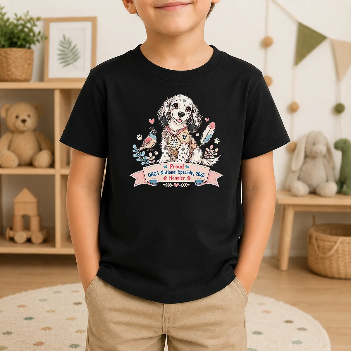 Top OHCA National Specialty 2026 Kawaii Hunting Dog Pride Shirt - Image 9