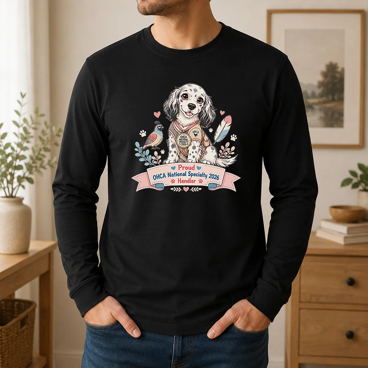 Top OHCA National Specialty 2026 Kawaii Hunting Dog Pride Shirt - Image 6