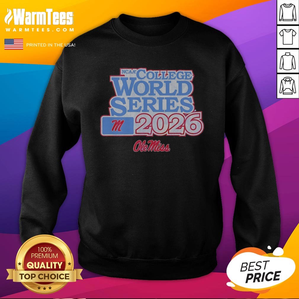 Top Ole Miss Rebels Baseball 2026 NCAA College World Series Shirt - Image 3