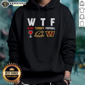 Alternative view of Premium Wine Turkey Washington Commanders Football Thanksgiving T-Shirt