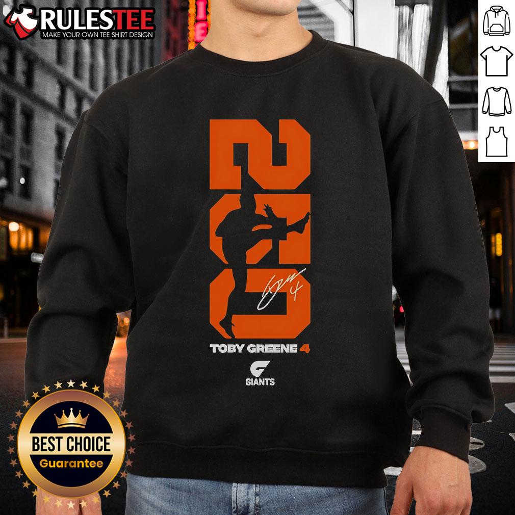 Awesome Gws Giants Toby Greene 250 T-Shirt - Image 5