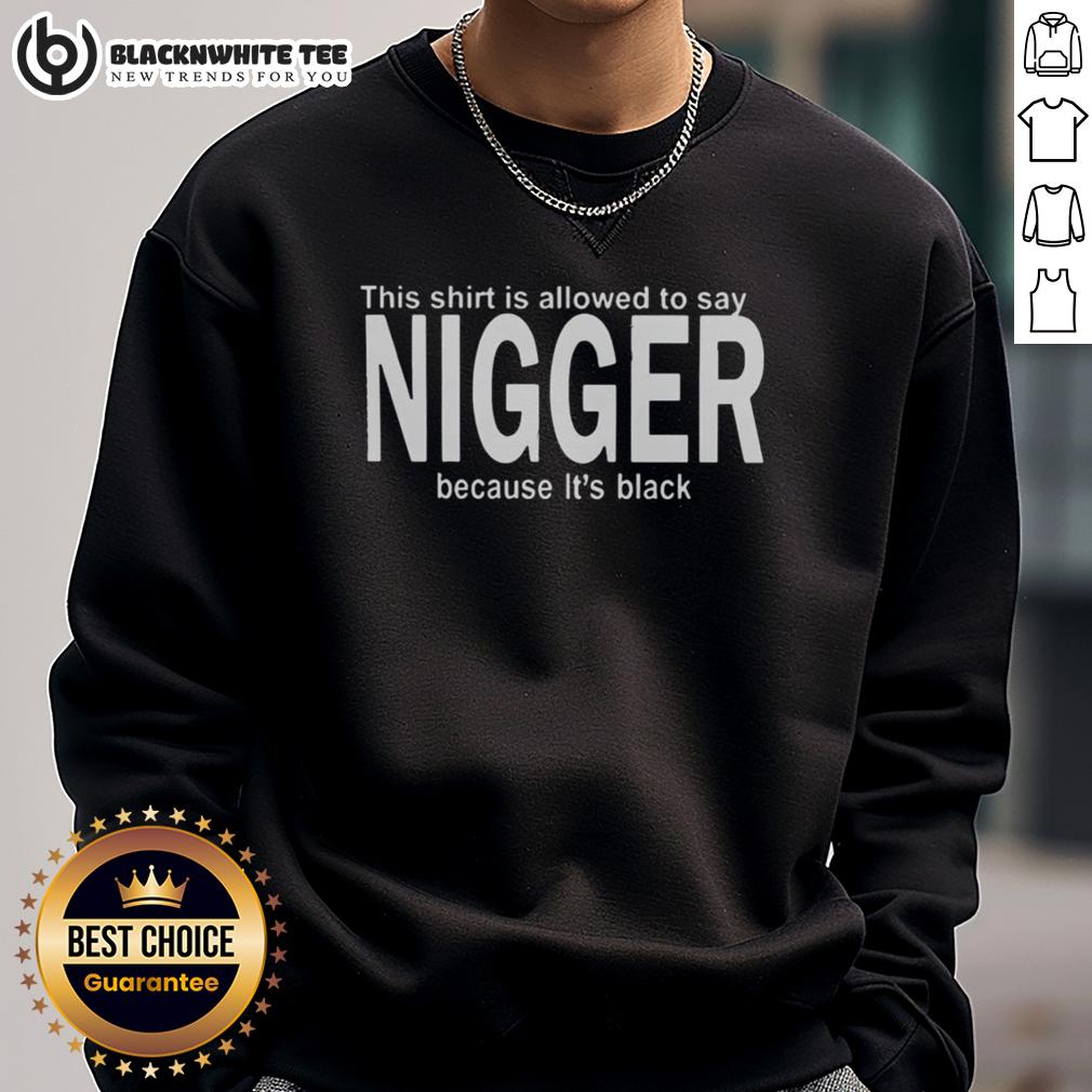 Happy This Shirt Is Allowed To Say Nigger Because It's Black T-Shirt - Image 5