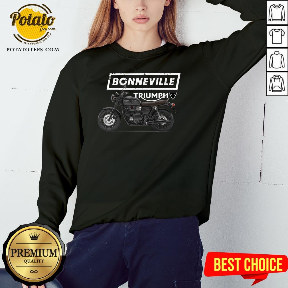 Funny Triumph Bonneville T120 Motorcycle Shirt - Image 4