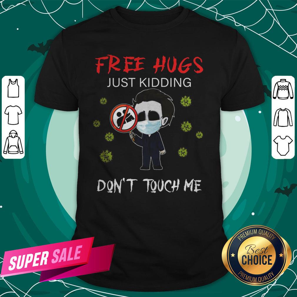 Halloween Jason Voorhees Chibi Free Hugs Just Kidding Don't Touch Me Shirt