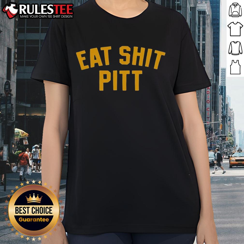 Official Eat Shit Pitt West Virginia Mountaineers Football T-Shirt - Image 3