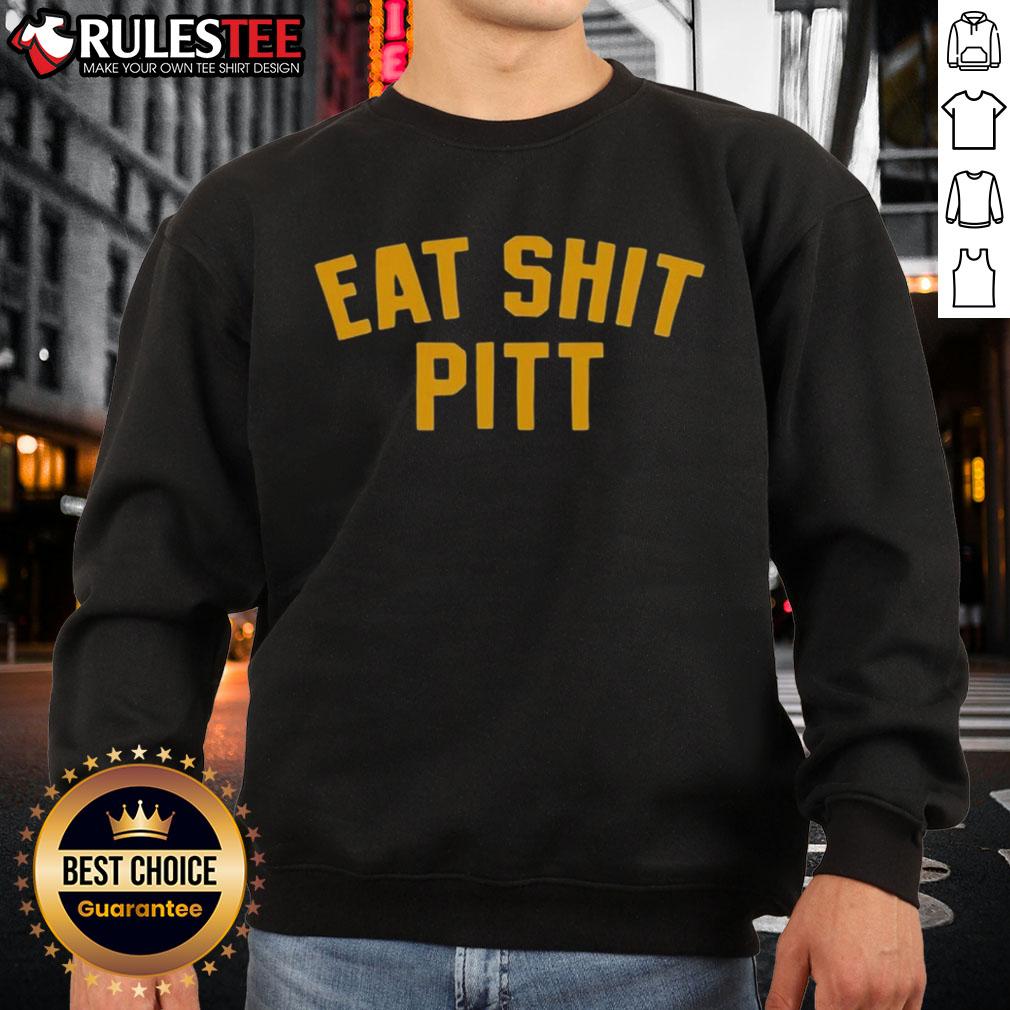 Official Eat Shit Pitt West Virginia Mountaineers Football T-Shirt - Image 5