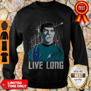 Alternative view of Nice Star Trek Spock Live Long Shirt