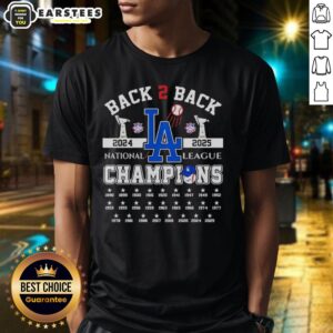Nice Los Angeles Dodgers B2B 2024-2025 National League Champions T-Shirt