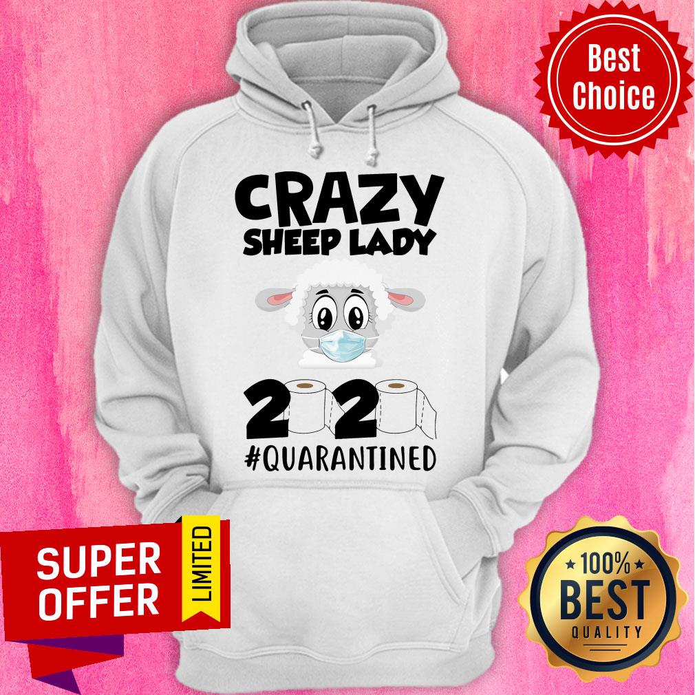 Awesome Crazy Sheep Lady 2020 Quarantined Shirt - Image 3