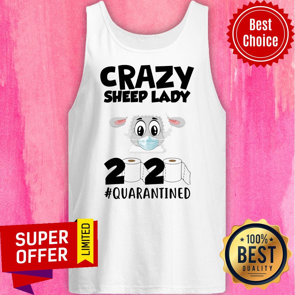 Awesome Crazy Sheep Lady 2020 Quarantined Shirt - Image 5