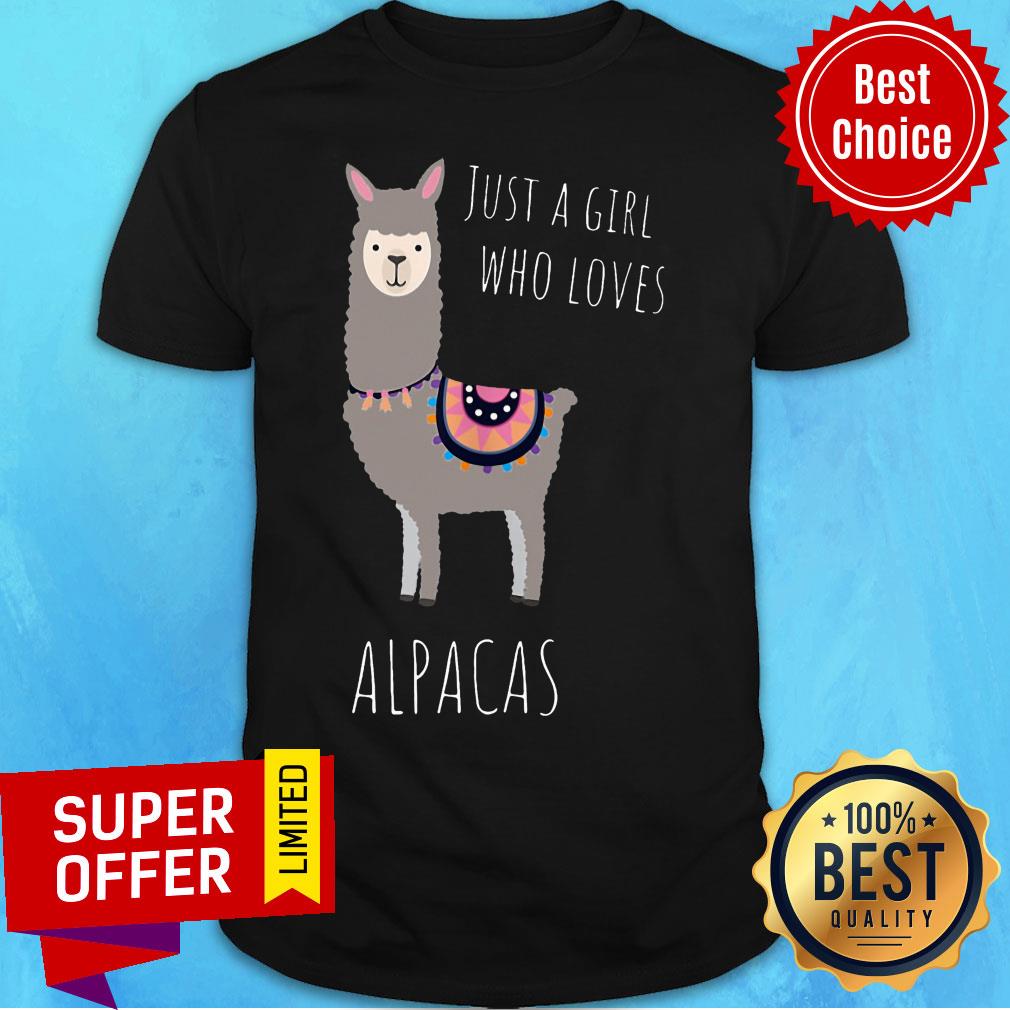 Just A Girl Who Loves Sheep Alpacas Shirt