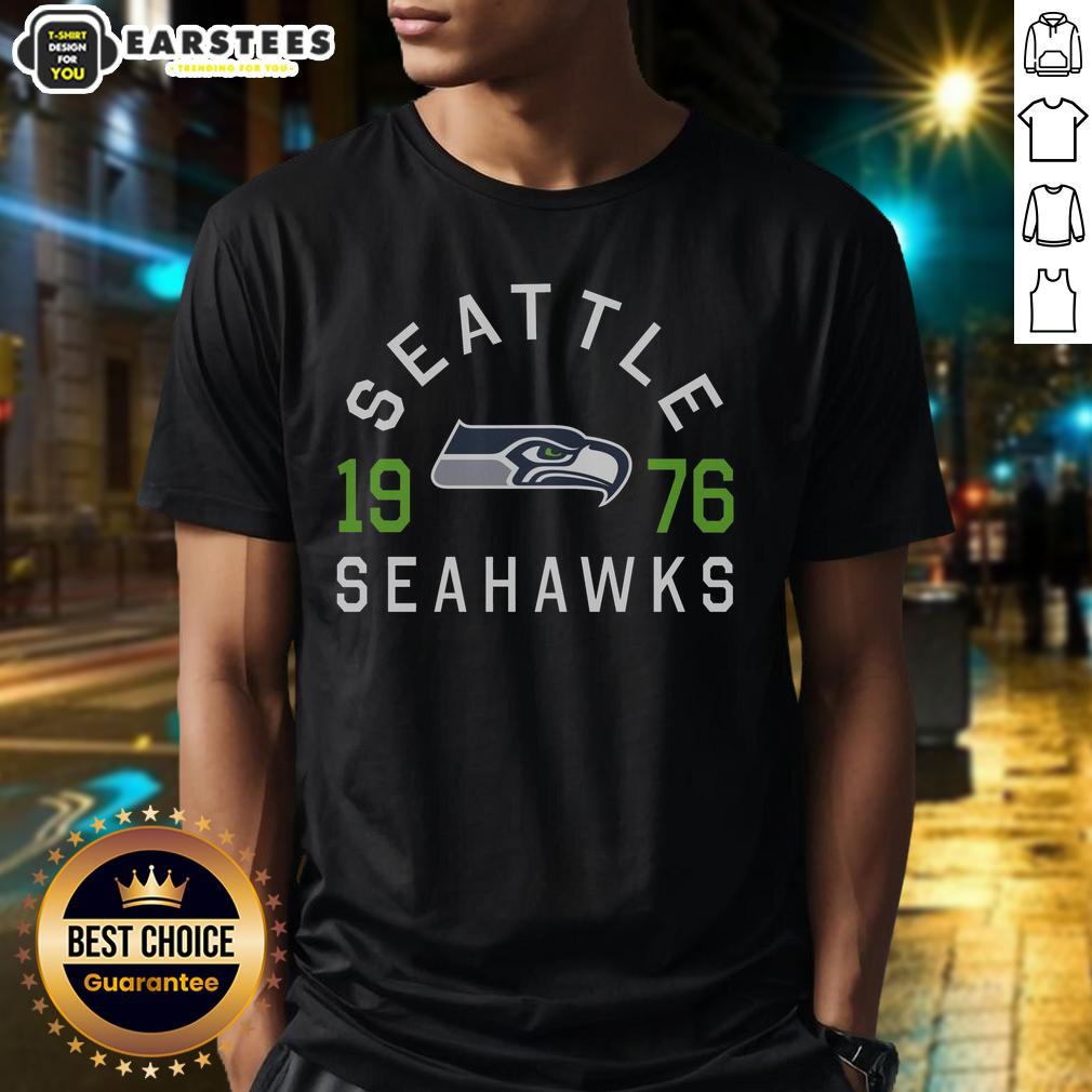 Awesome Seattle Seahawks Heritage Print T-Shirt