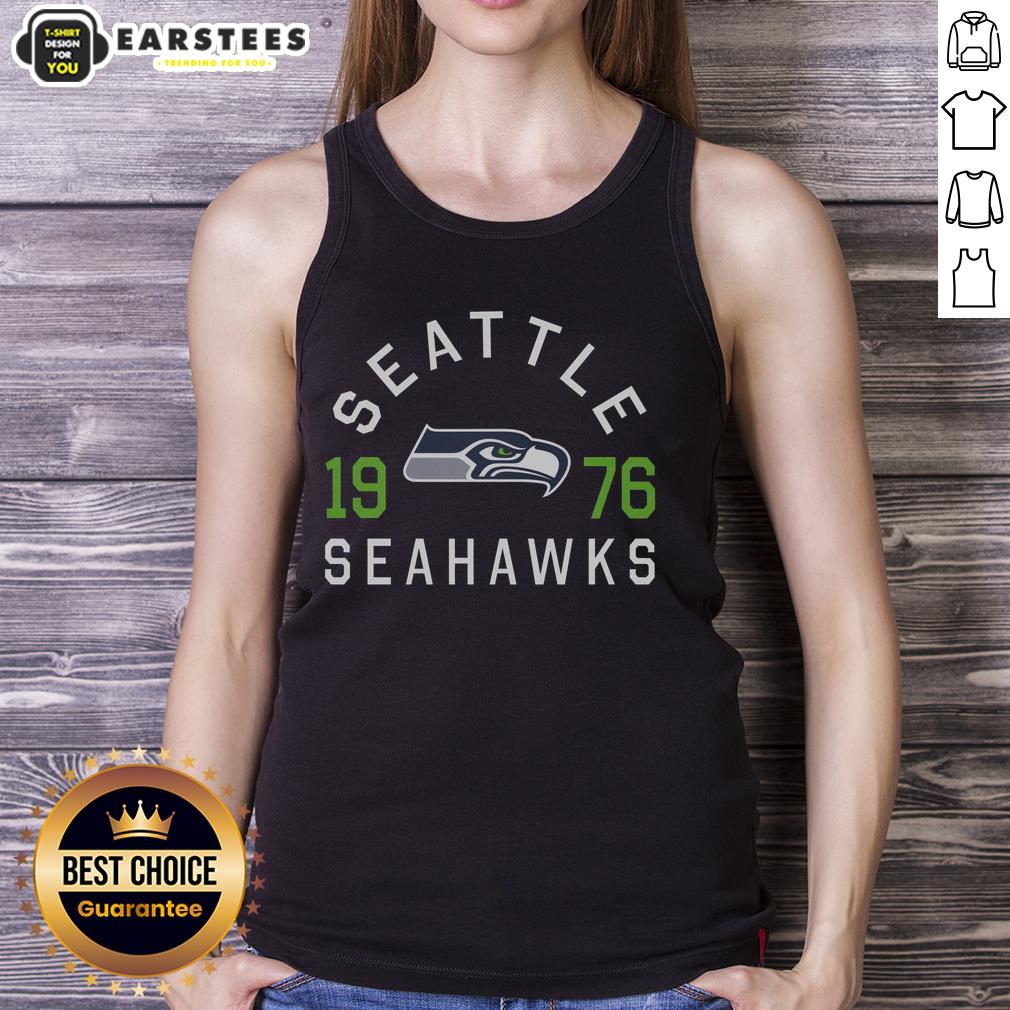 Awesome Seattle Seahawks Heritage Print T-Shirt - Image 4