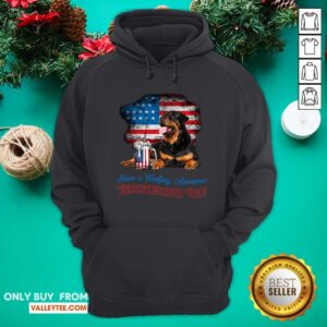 Alternative view of Bulldog Have A Woofing Awesome Independence Day Shirt
