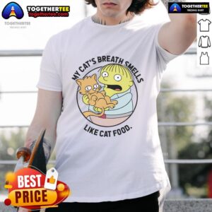 Good The Simpsons Ralph Wiggum My Cat's Breath Smells Like Cat Food T-Shirt