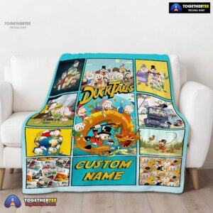 Alternative view of Official Disney Ducktales Cartoon Collage Blanket Fleece Customized Blanket