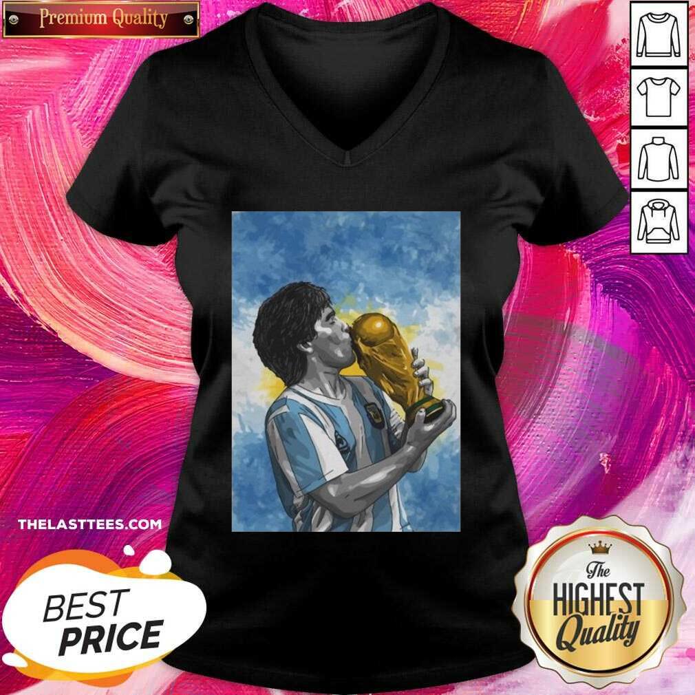 Pretty Diego Maradona Football Shirt - Image 2