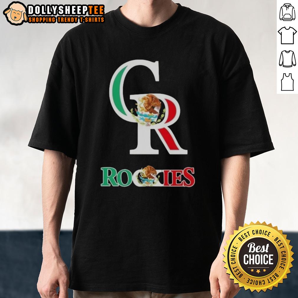 Hot Colorado Rockies Baseball X Mexican Flag T-Shirt