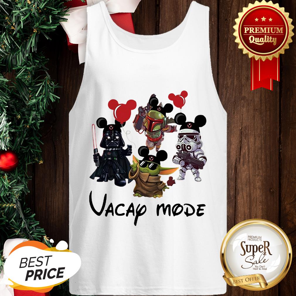 Vacay Mode Baby Yoda Darth Vader Boba Frick Stormtrooper Shirt - Image 3