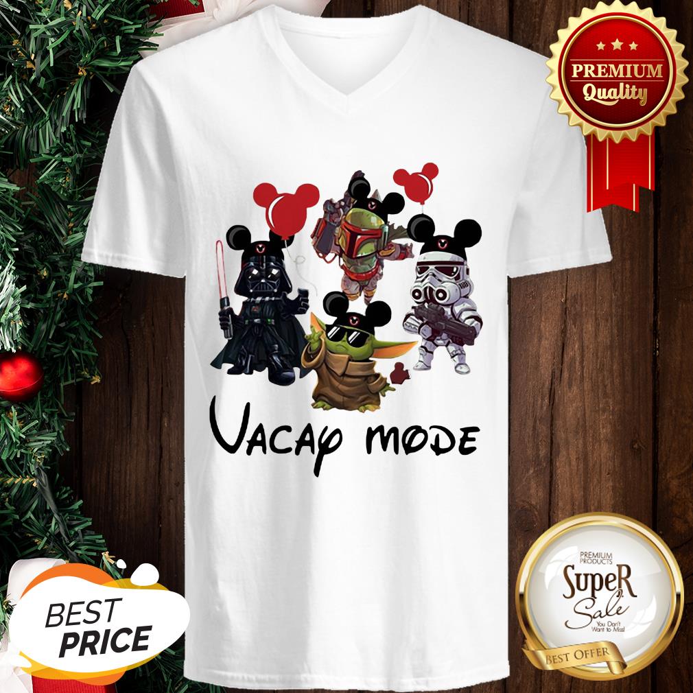 Vacay Mode Baby Yoda Darth Vader Boba Frick Stormtrooper Shirt - Image 2