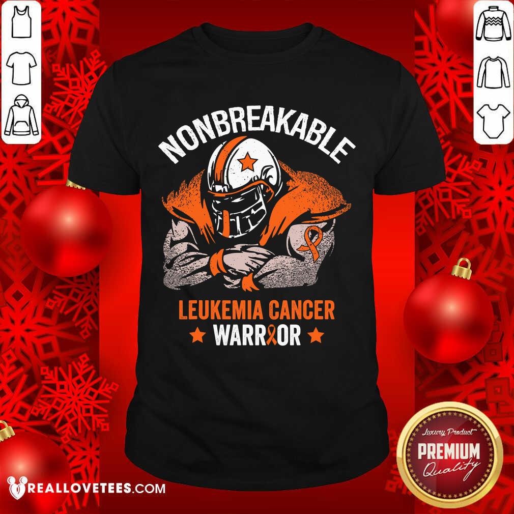 Awesome Nonbreakable Leukemia Cancer Awareness Leukemia Cancer Shirt
