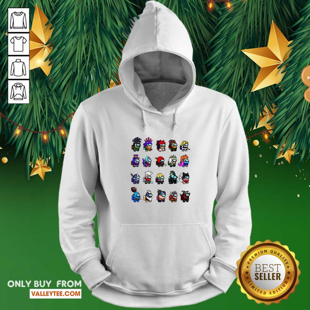 Nice Among Us X League Of Legends Games Shirt - Image 3