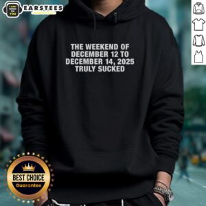 Alternative view of Premium The Weekend Of December 12 To December 15 2025 Truly Sucked T-Shirt
