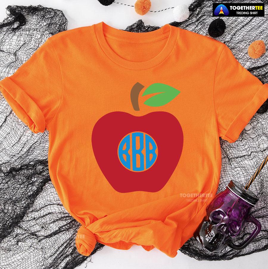 Red Apple Teacher Back To School T-Shirt - Image 10