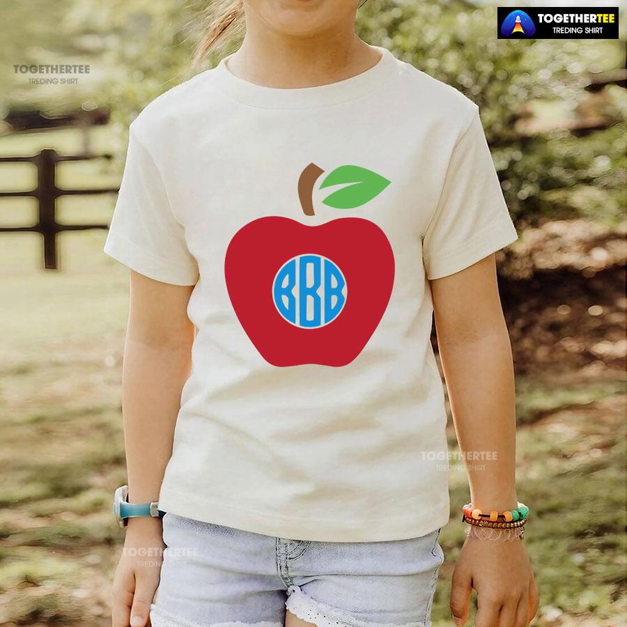 Red Apple Teacher Back To School T-Shirt - Image 4
